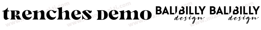 Trenches Demo字体转换